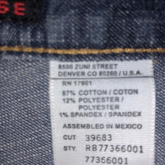 ROCKIES Relaxed Long Rise western jeans. VINTAGE! - Picture 8 of 9